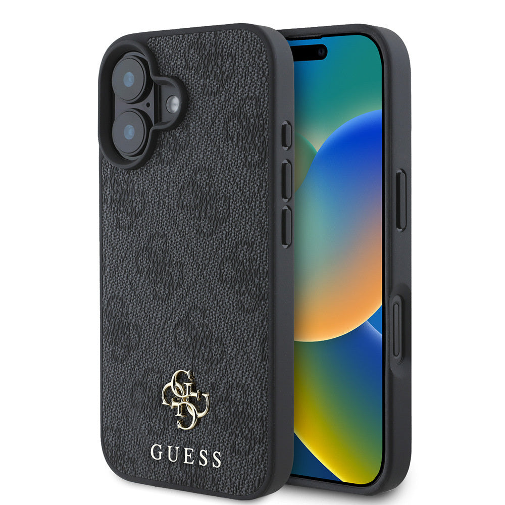 Guess iPhone 16 Orjinal Lisanslı M-safe Şarj Özellikli Small 4G Classic Kılıf Guess iPhone 16 Orjinal Lisanslı M-safe Şarj Özellikli Small 4G Classic Kılıf